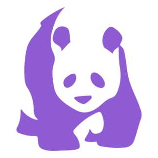 Realistic Giant Panda Decal (Lavender)